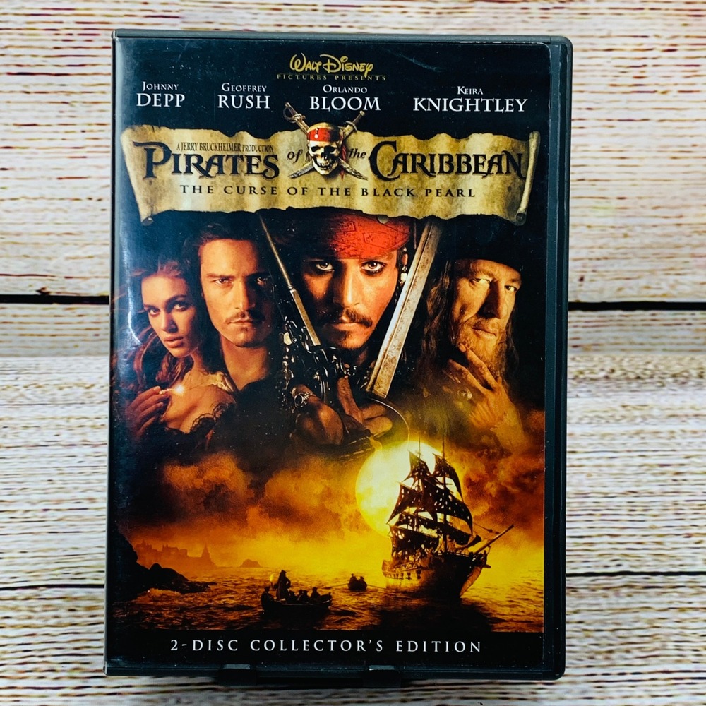 Pirates of the Caribbean The Curse of the Black Pearl‎ [2003 2-Disc DVD]